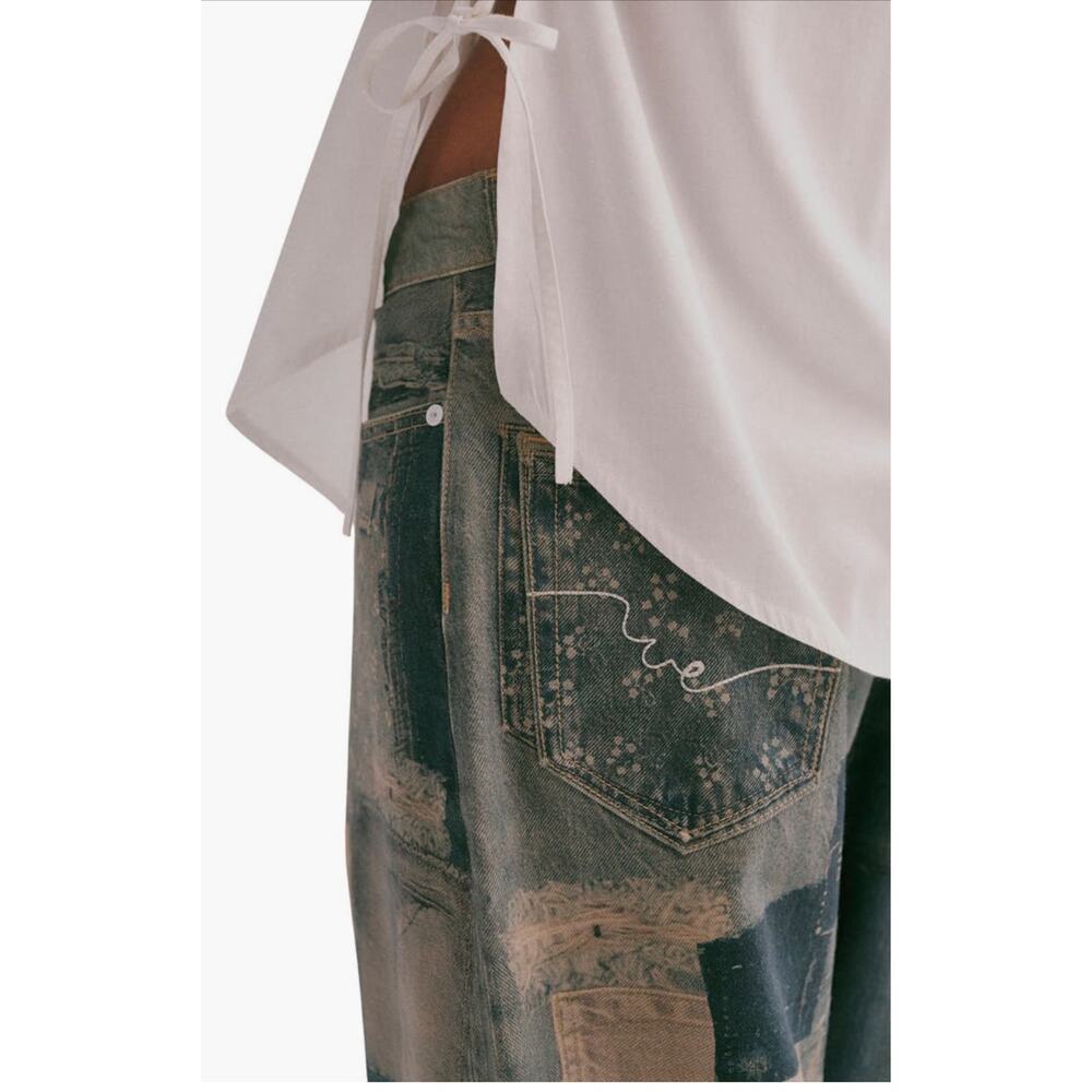 NWT Free People Illusion Barrel Jeans - 27 - Picture 4 of 4